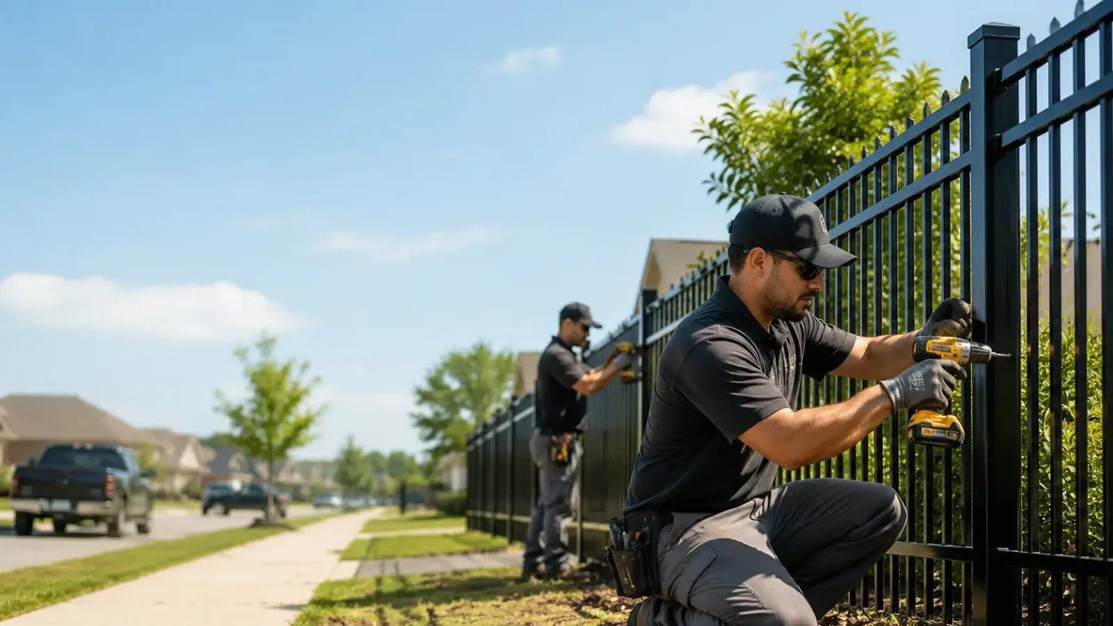 Metal Fence Installation in West Ridge, AR